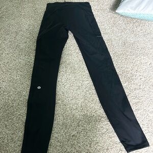 Lululemon athletic leggings with pockets, size 0
